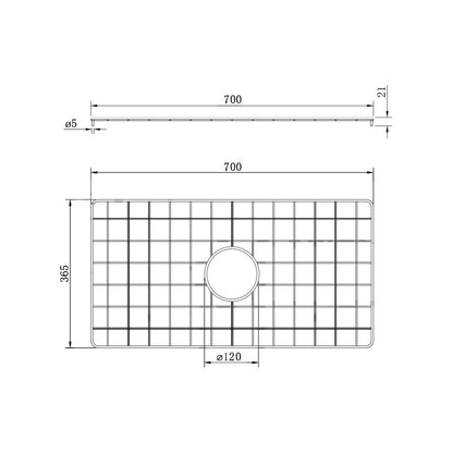 Cuisine 81x48 Stainless Steel Grid