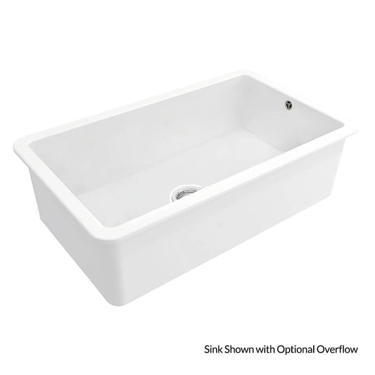 Cuisine 81x48 Inset / Undermount Fireclay Sink