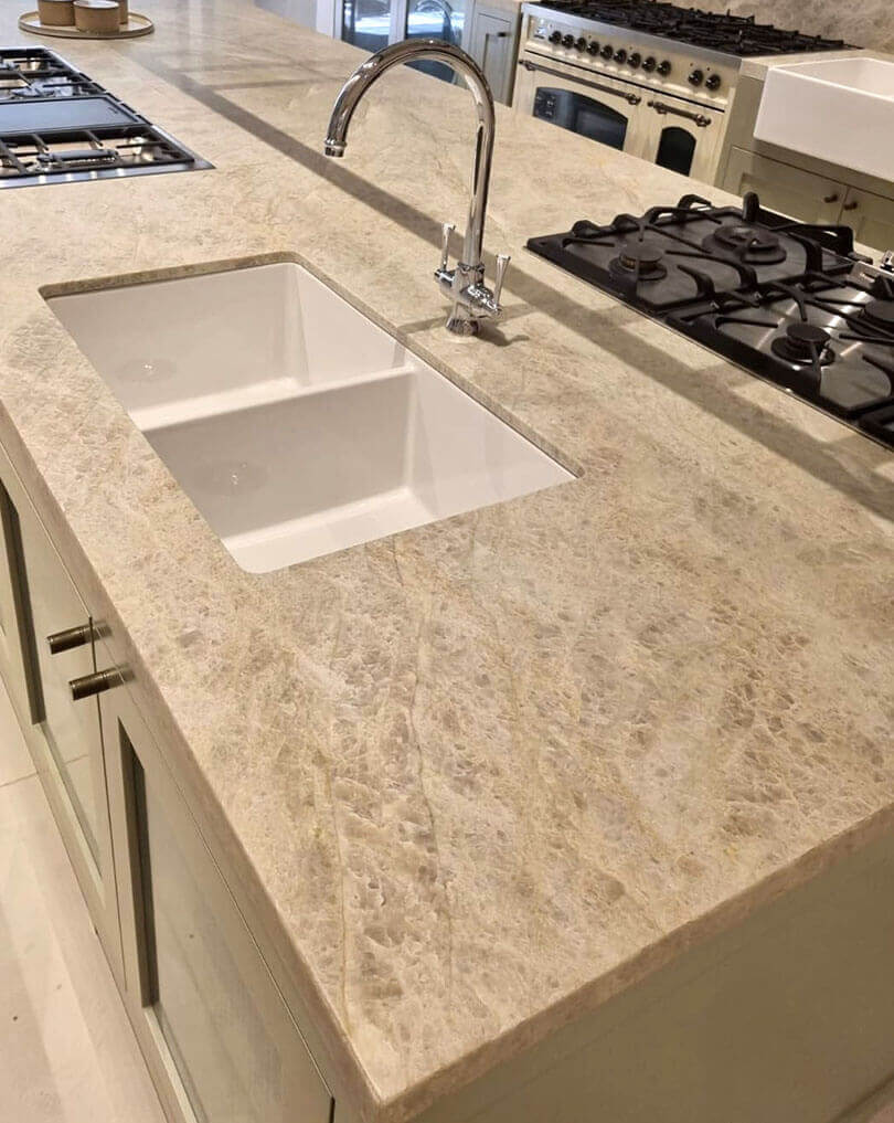 Gosford Double Sink Mixer - Chrome