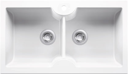 Cuisine 86 x 50 Double Bowl Sink with Tap hole