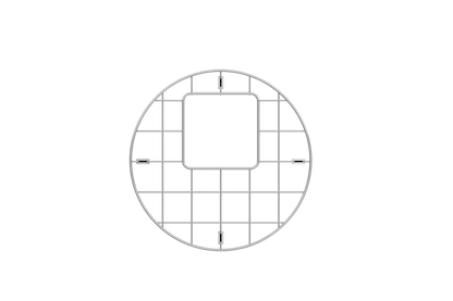Cuisine Round 47x47 Stainless Steel Grid