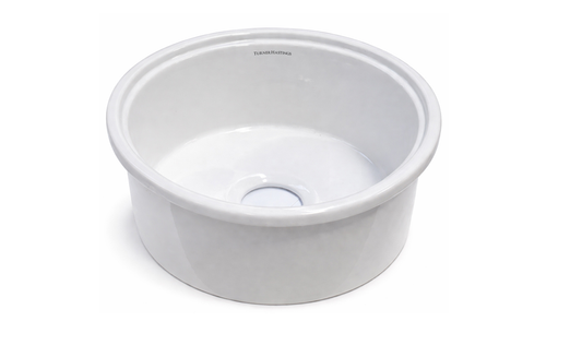 Cuisine Round 47 Inset / Undermount Fireclay Sink