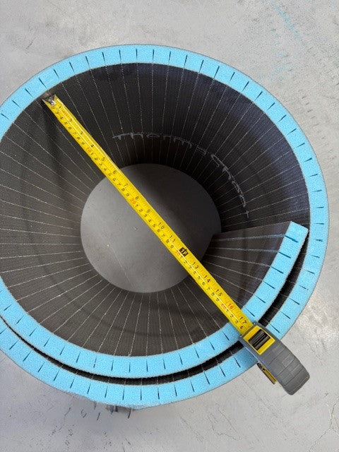Radiant Box of 6 sheets - Prescored curved Thermasheet 2500 x 600 xd 30 mm