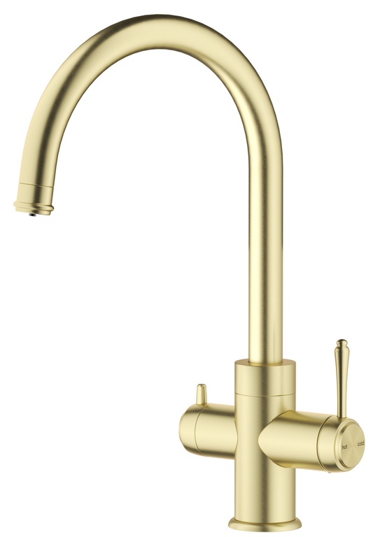 Mica Heritage Filter Sink Mixer - French Gold
