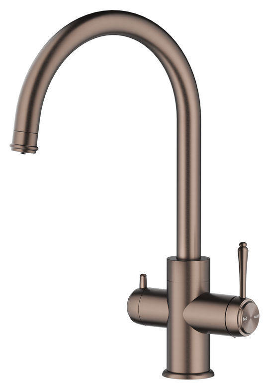 Mica Heritage Filter Sink Mixer - Dusk Bronze