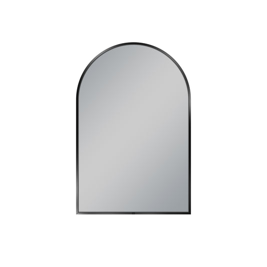 Uni-Matte Black Arch Framed Mirror -  600x900mm