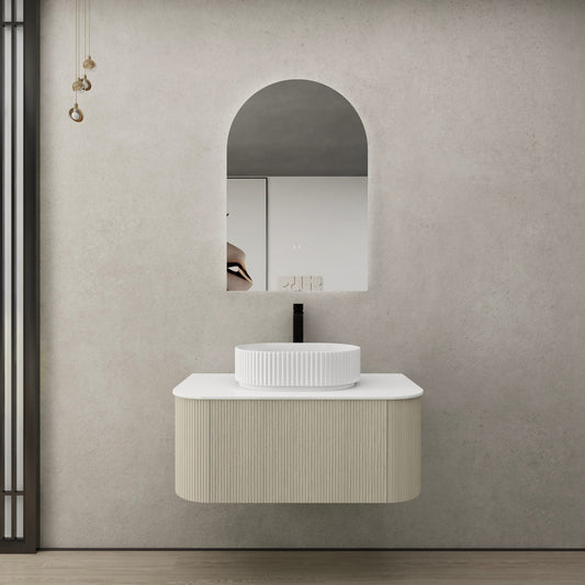 Bronte Wall Hung Vanity - Coastal Oak -   900mm