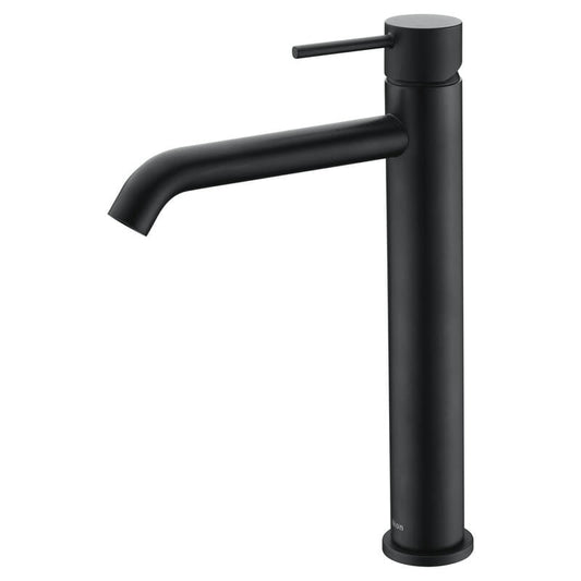 IKON-Hali matt black highrise basin Mixer