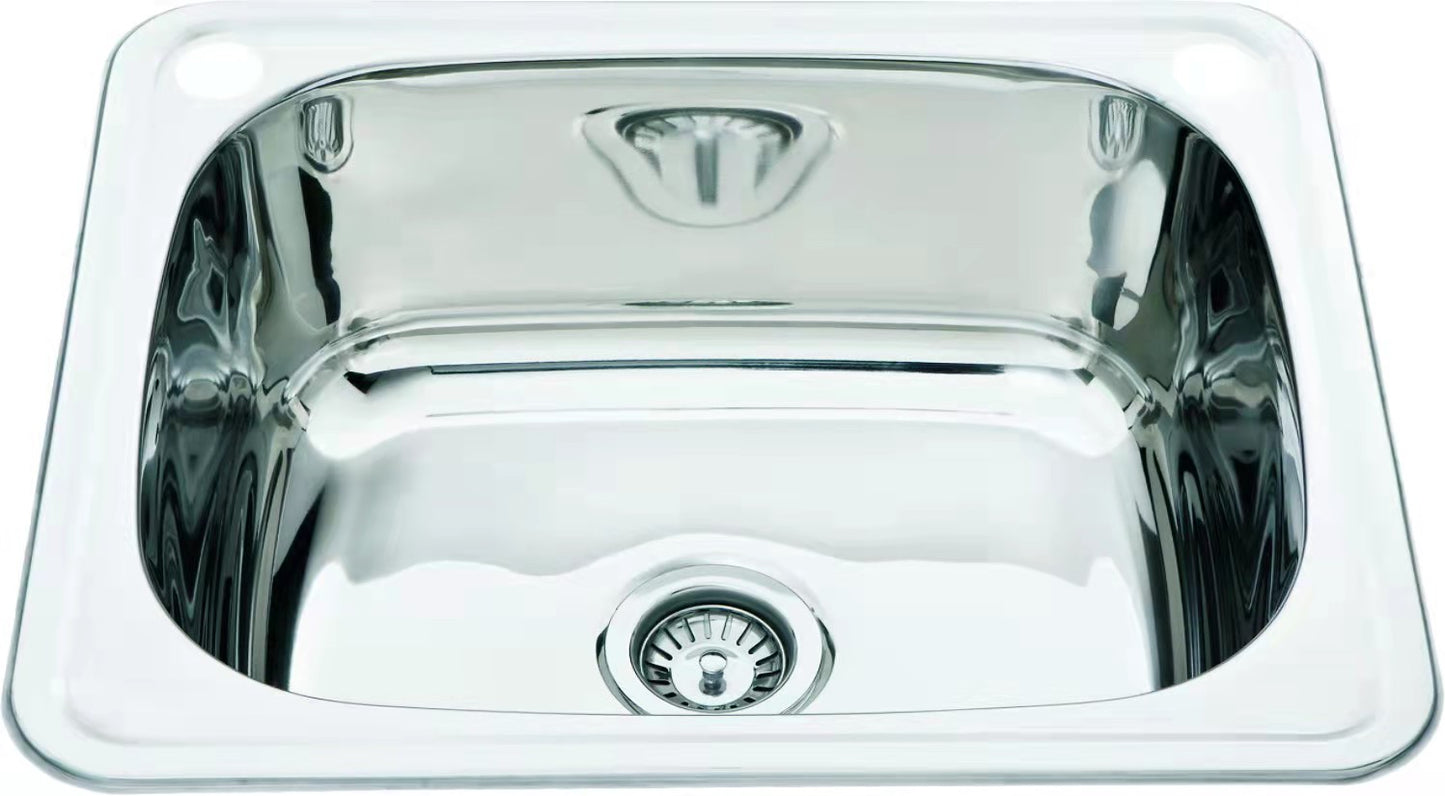 555mm 35L Stainless Steel Drop In Laundry Tub