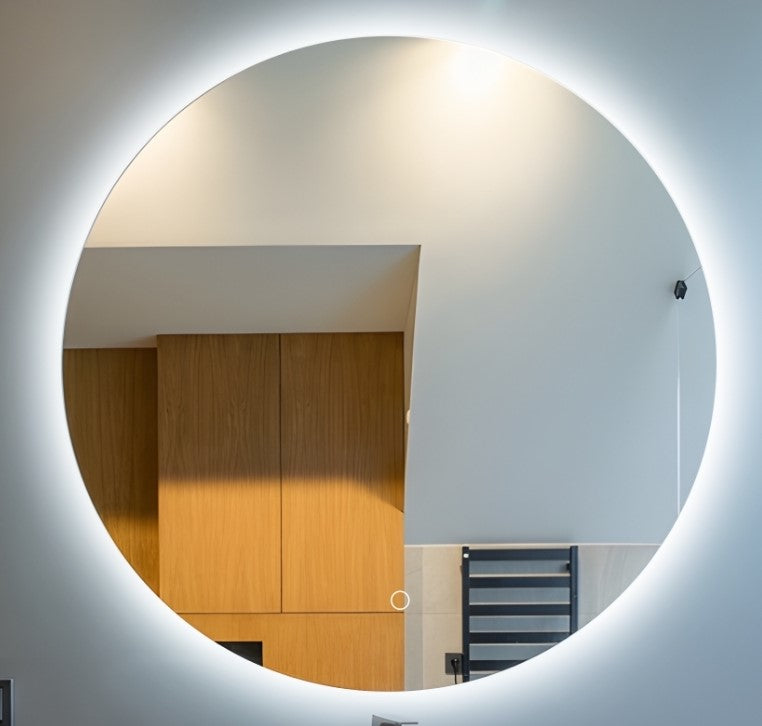 Round Backlit LED Frameless Mirror - LDR1750mm (LED-R1 75x75)
