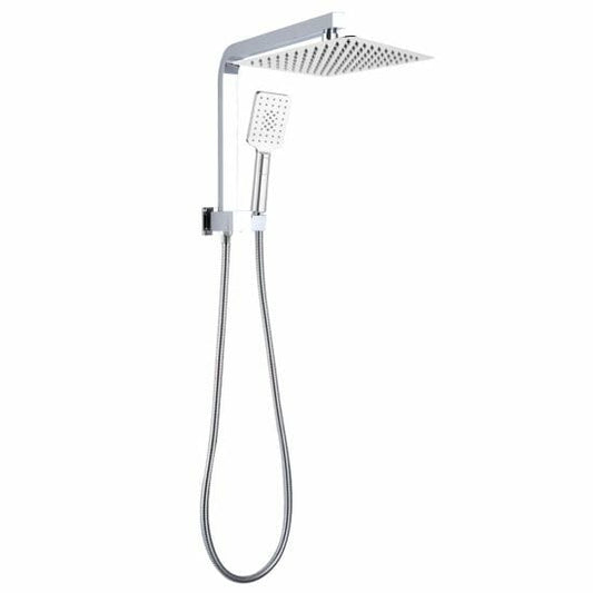 10 inch Square Chrome Shower Station Top Water Inlet