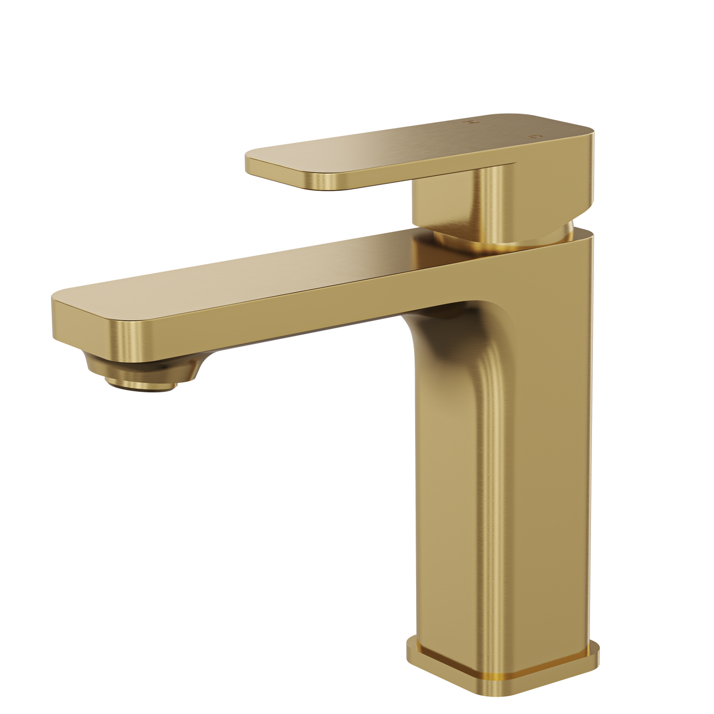 Zia Basin Mixer - Brushed Brass