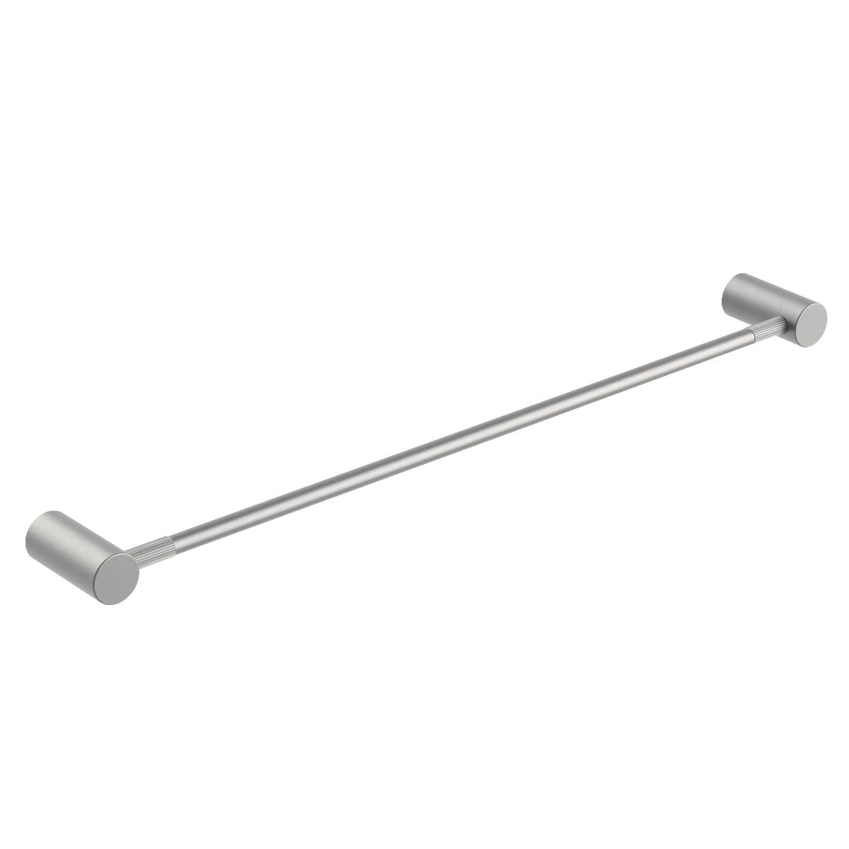 CADDENCE Brushed Nickel Single Towel Rail - 600mm