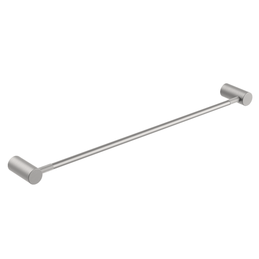 CADDENCE Brushed Nickel Single Towel Rail - 600mm
