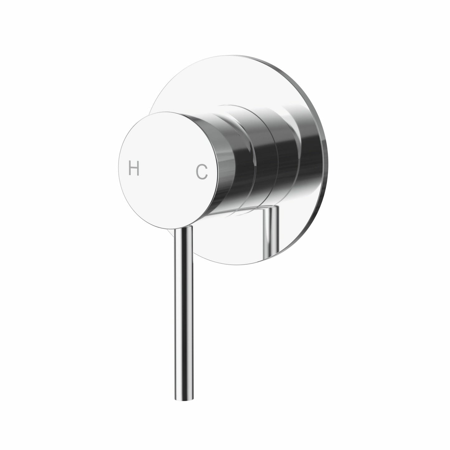 Otus Slimline Stainless Steel Wall Mixer Trim Kits - Chrome