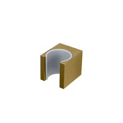 Square Brushed Brass Brass Toilet Bidet Spray Kit with Stainless Steel Hose