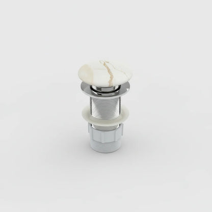 Serra Pop-up waste 32 mm Non-over Flow with Matte Carrara Ceramic Cap