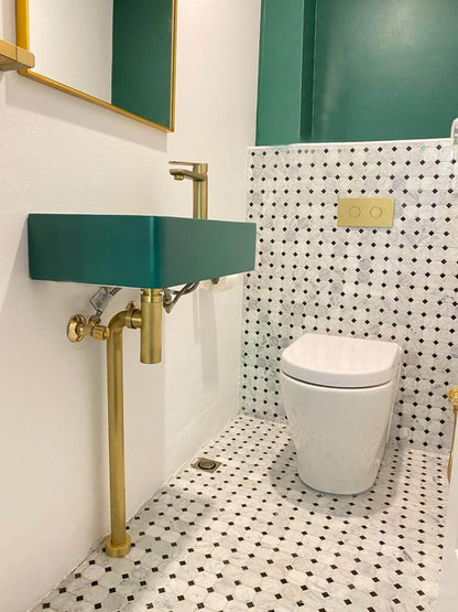 Deluxe Adjustable Bottle S Trap - Brushed Brass