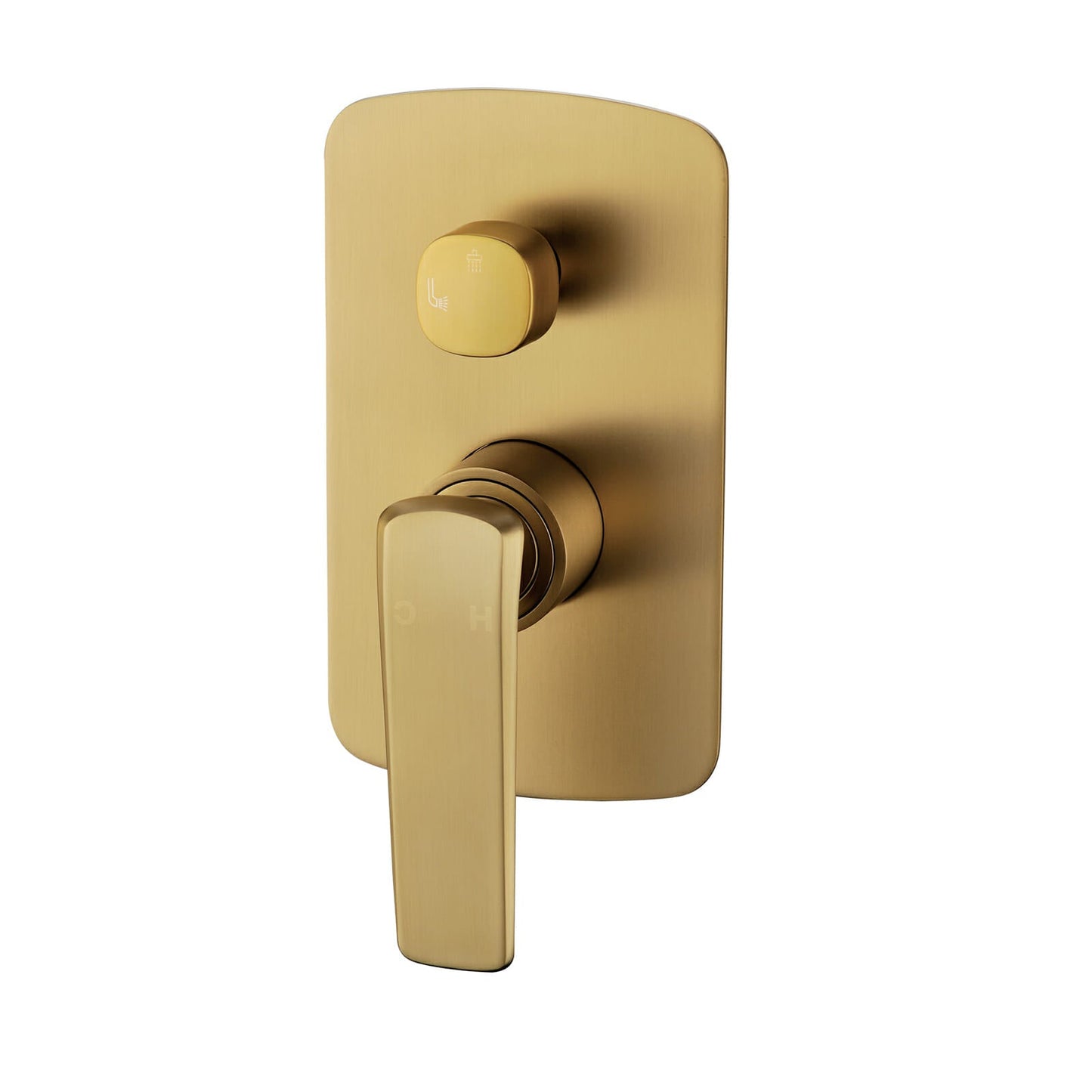 Esperia Brushed Yellow Gold Wall Mixer   with Diverter