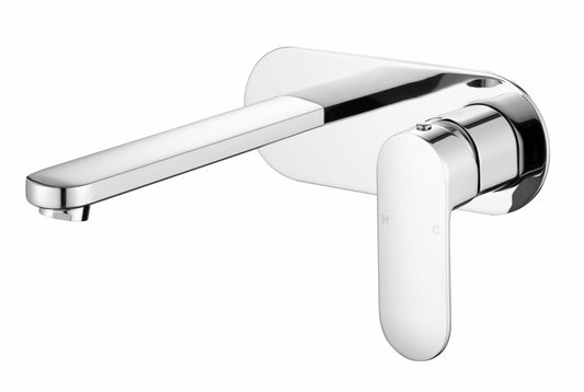 Cora Wall Basin Mixer - Chrome