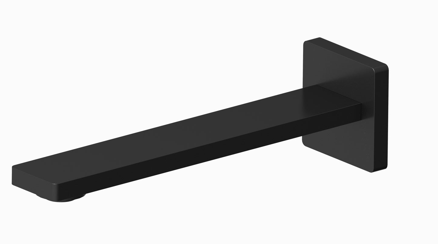 Ruki Bath Spout Matt Black Lead Free