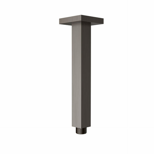Square Vertical Shower Arm - Brushed Nickel