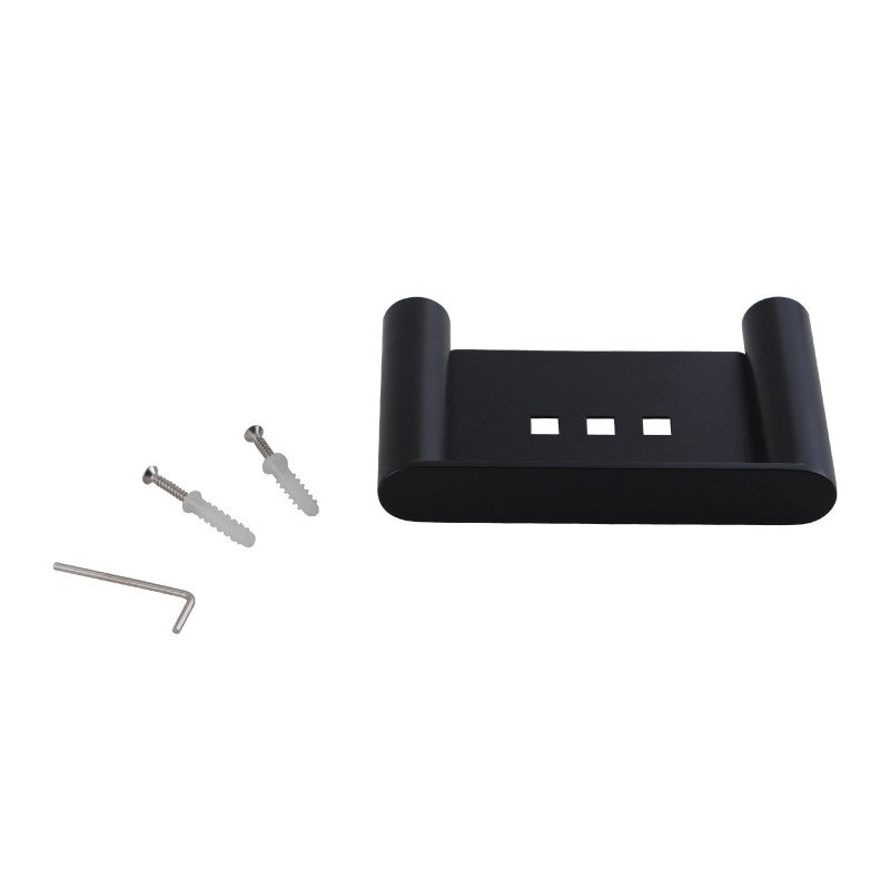 RUSHY Series Black Soap Dish Holder