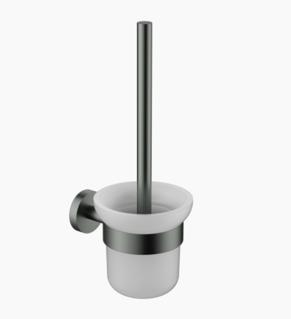Otus Slimline SS304 Toilet Brush Set Gunmetal
