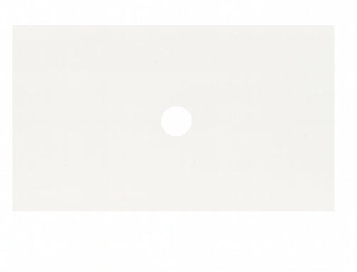 750mmx460mm Silica-Free Quartz Stone Top - Pure White - No Tap Hole+Waste Hole Only