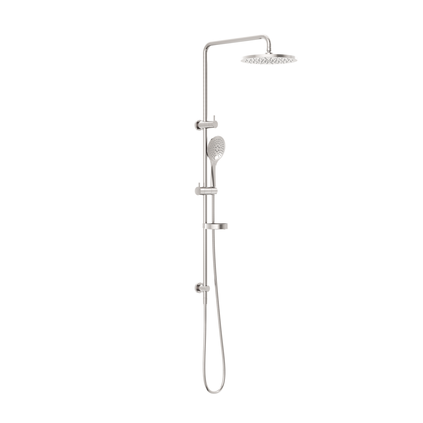 Nero Builder Project Twin Shower Brushed Nickel