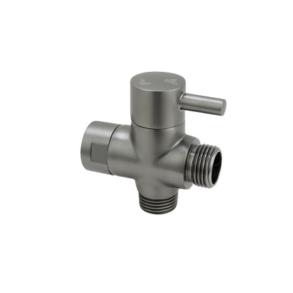 Brushed Gun Metal Grey Brass Bidet Diverter