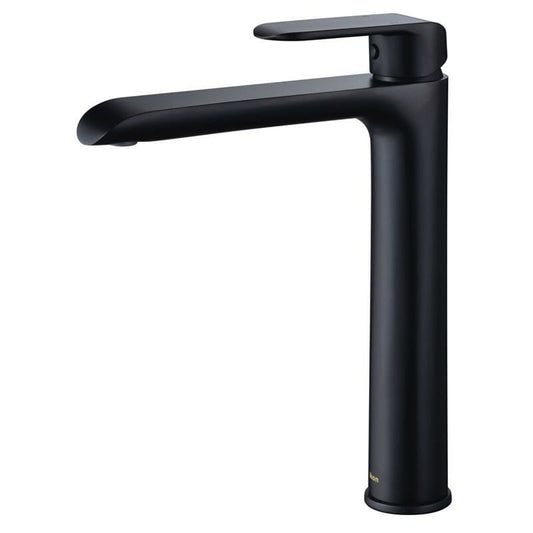 IKON-Kara Matt Black Highrise Basin Mixer**
