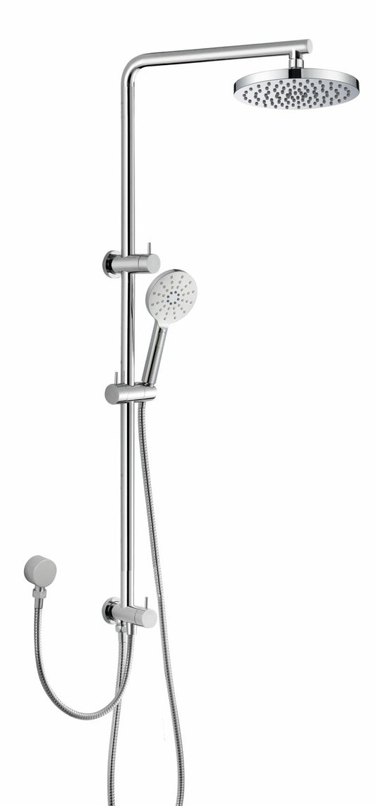 Cora Multi-function Shower Set Two Hoses 200 mm - Chrome