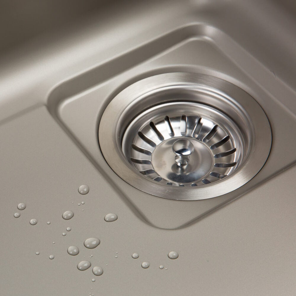 800mm Gun Metal Belle Luxe 2.0 Single Bowl Workstation Kitchen Sink - Dual Step - Nano Coated Stainless Steel Panel - Anti-Scratch