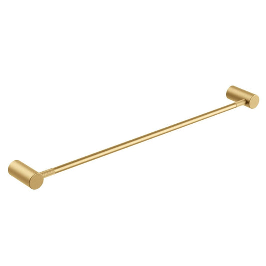 CADDENCE Brushed Brass Single Towel Rail - 600mm
