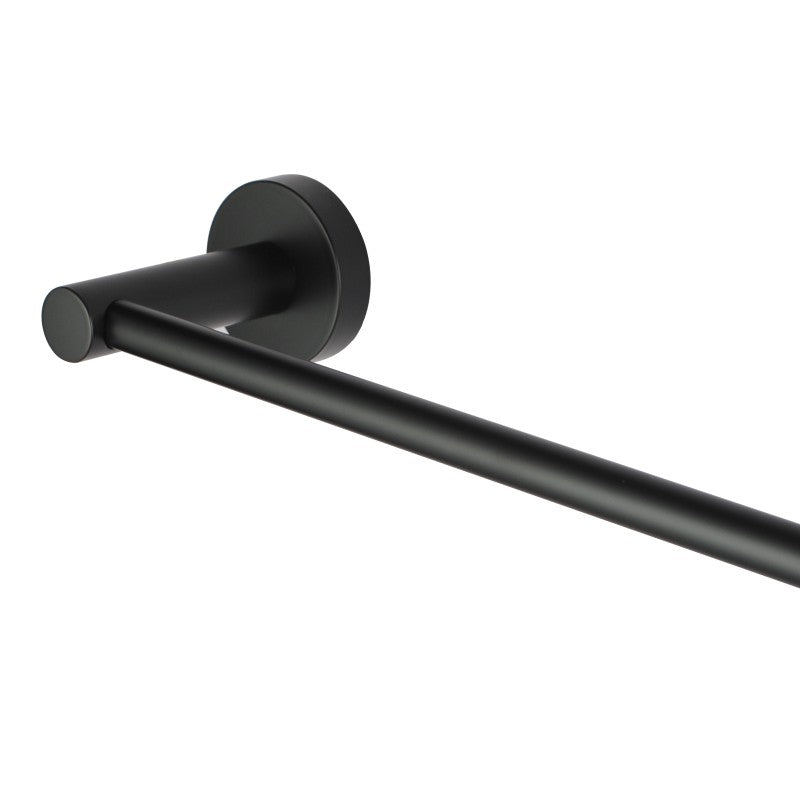LUCID PIN Series Black Single Towel Rack Rail 800mm
