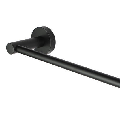 LUCID PIN Series Black Single Towel Rack Rail 800mm