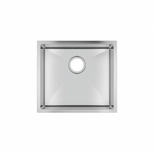 1.2mm Handmade Top/Undermount Single Bowl  Kitchen/Laundry Sink - 490x440x230mm