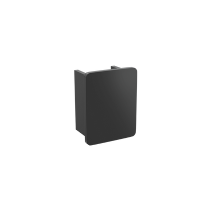 Alum End Cap Suit 13mm Channel - Black - 1 Piece