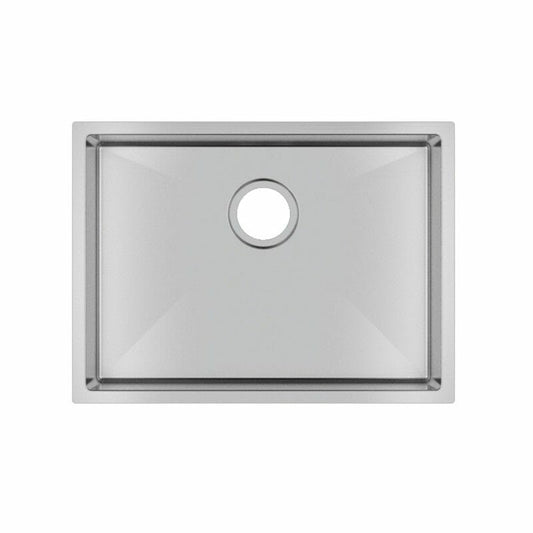 1.2mm Handmade Top/Undermount Single Bowl   Kitchen Sink 304 Stainless Steel - 600x450x230mm