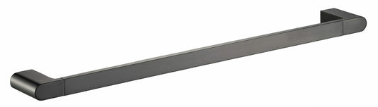 Flores Single Towel Rail 600 mm - Gunmetal