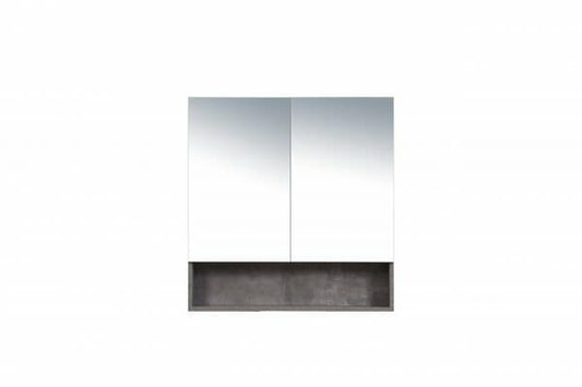 Shaving Cabinet with Shelf Rock Cemento
