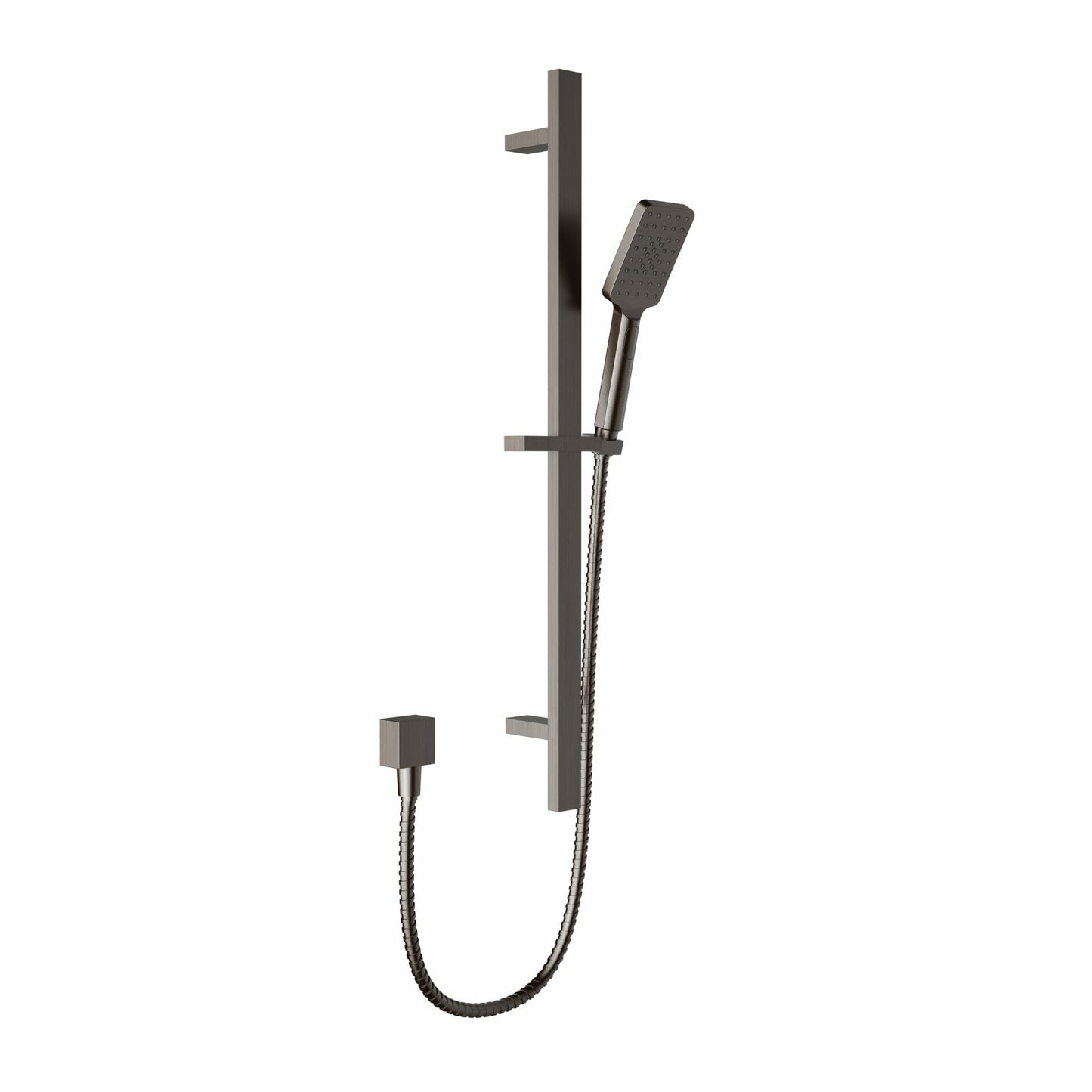 Eden Square Sliding Shower Set - Brushed Nickel