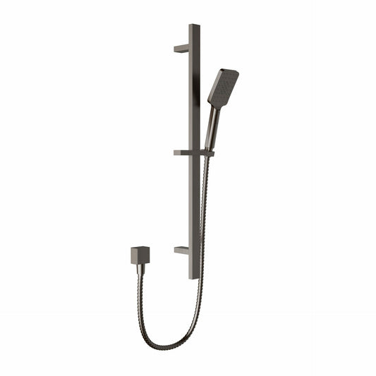 Eden Square Sliding Shower Set - Brushed Nickel