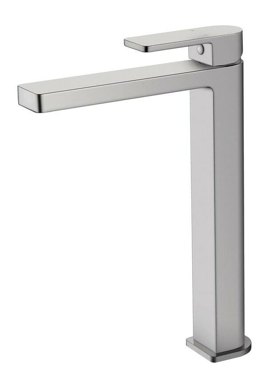 Flores Basin Mixer - Brushed nickel