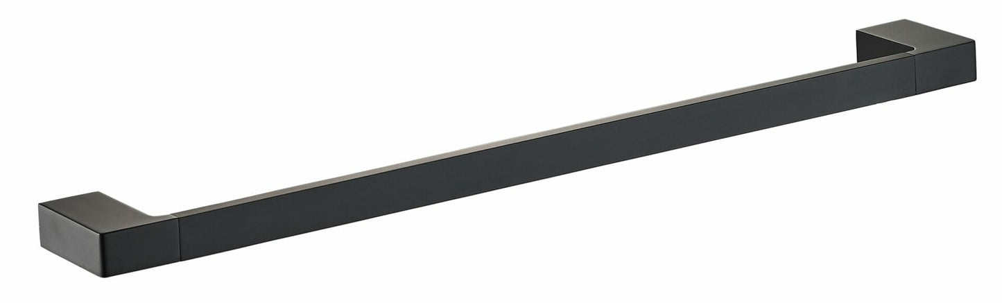 Ceram Single Towel Rail 800 mm - Matt Black