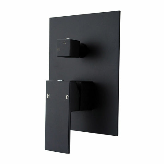 BLAZE Black Shower/Bath Mixer   Diverter(color up)