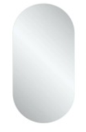 Non-Iuminous Pencil Edge Oval Mirror- 500x1000mm