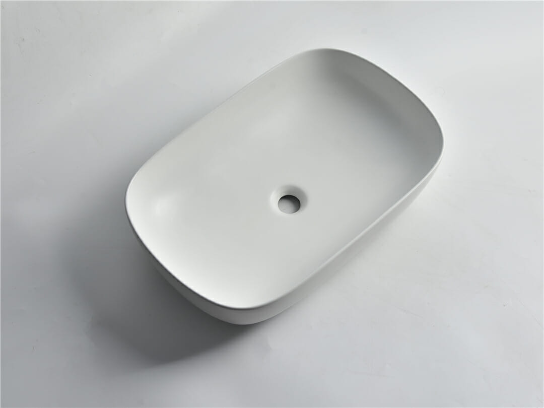 Fine Ceramic Gloss White Above Counter - CLA-419A  -  610x400x150mm