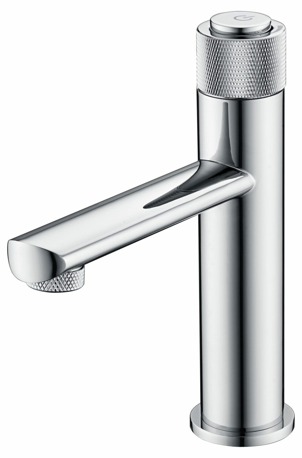 Push Basin Mixer - Chrome